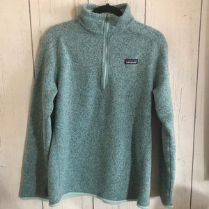 PATAGONIA WOMEN'S 1/4 ZIP BETTER SWEATER Berlin blue XL